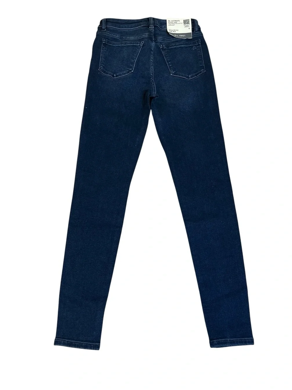 DL1961 Chloe Dark Blue Skinny High- Rise Jeans Sz 16